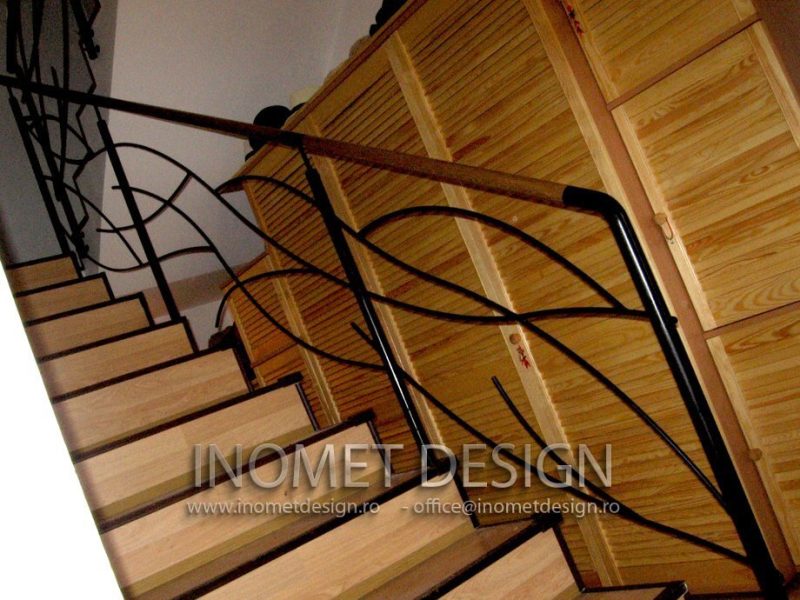 bal inox vopsit cu lemn