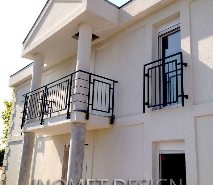 balustrade metalice vopsite